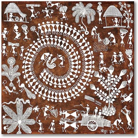 Details 144 Warli Painting Drawing Latest Vn