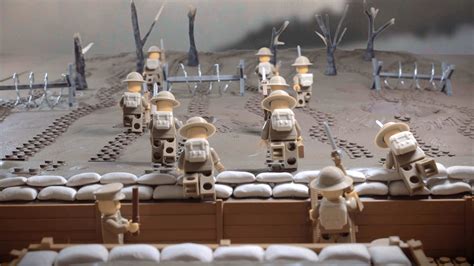 Minifig Battlefields Recreate Wwi Trenches With Lego And 3d Printing