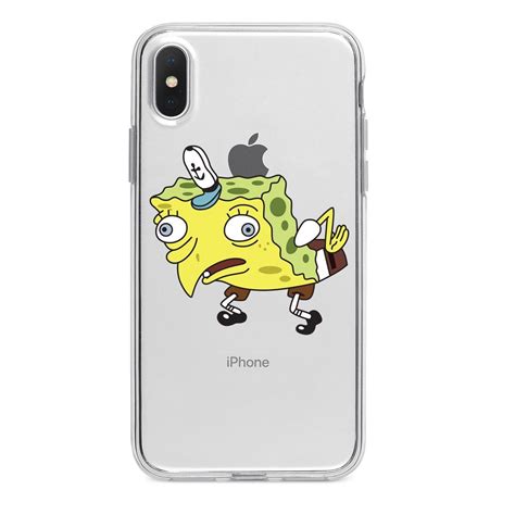 Various colour covers available uk printing company. Sponge meme spongemock custom iphone case | Telefon