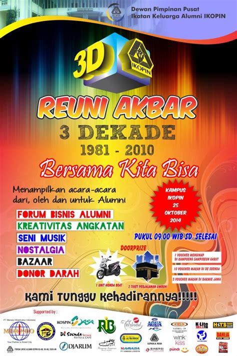 15 Desain Banner Reuni Background