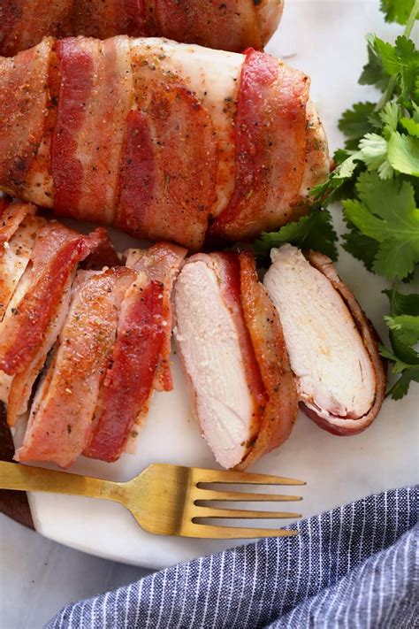 Easy Bacon Wrapped Chicken Breast Fit Foodie Finds