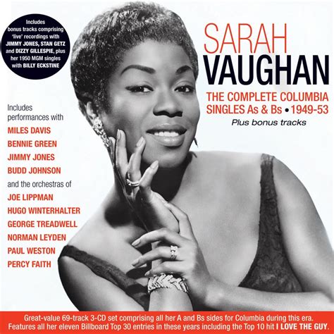sarah vaughan the complete columbia singles as and bs 1949 53 jazz journal