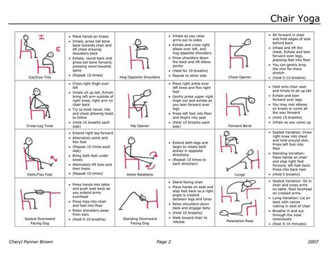Chair Yoga For Seniors Sequence Pdf