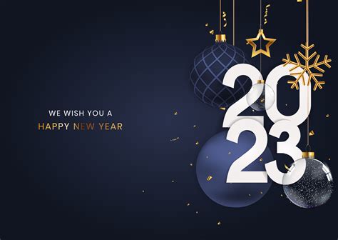 greeting card 2023 happy new year vector illustration 11860263 vector art at vecteezy