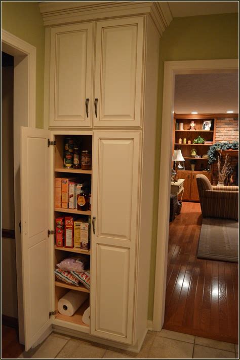 It's either now or never, try to take vibrant colors to your kitchen units. Free Standing Corner Pantry Cabinet ... | Pantry storage ...