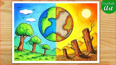 World Environment Day Poster Save Water Save Nature Poster Drawing My XXX Hot Girl