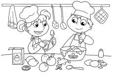 Best christmas cookies coloring pages from 14 best speech and language color sheets images on. Baking Cookies For Christmas Guess Coloring Pages : Best Place to Color