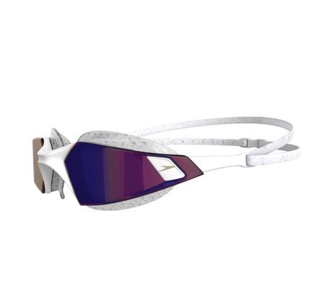 Speedo Aquapulse Pro Mirror Goggles White Purple Swimpath
