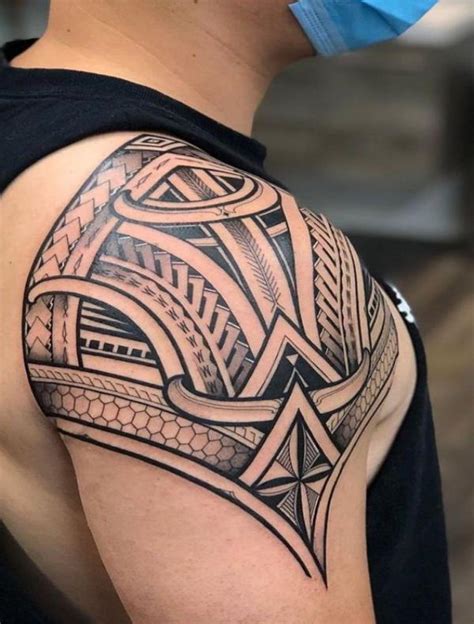 Update More Than 76 Tribal Shoulder Tattoos For Men Super Hot