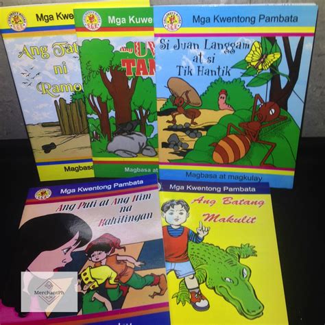 Childrens Tagalog Books Kwentong Pambata Collection 1 Shopee
