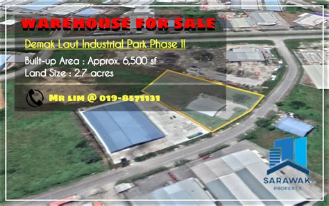 Warehouse Demak Laut Industrial Park Phase Ii Property Sarawak