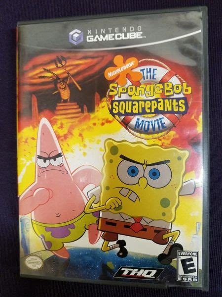 Spongebob Squarepants Movie Nintendo Gamecube 2004 Video Game