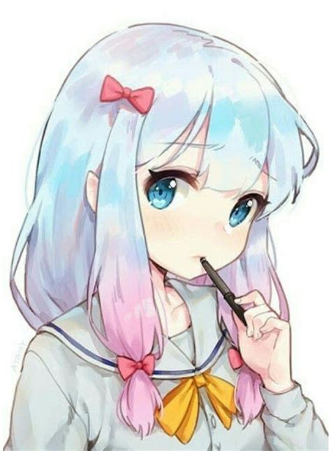 Kawaii Long Hair Anime Girl Drawing Anime Wallpaper Hd