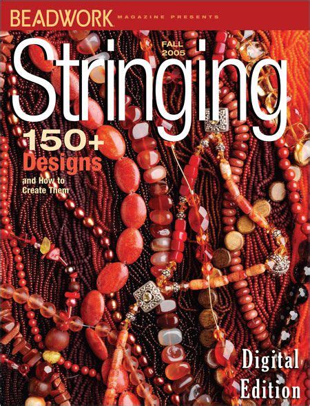 jewelry stringing fall 2005 digital edition beading beading digital magazines magazines