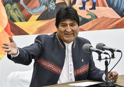 Evo Morales Réélu Président De La Bolivie