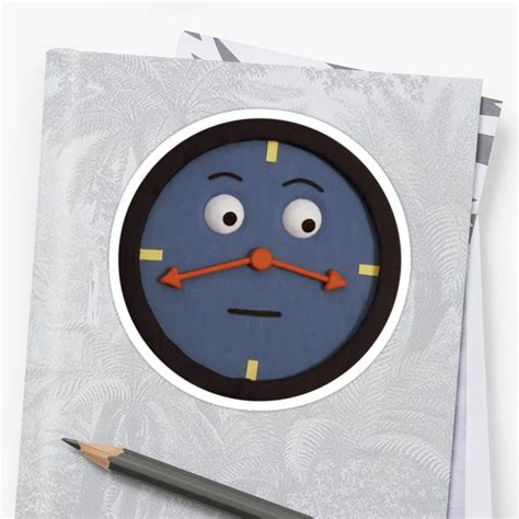 don t hug me i m scared clock sticker by observation dont hug me im scared clock dont hug me
