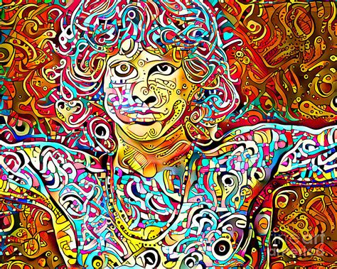 Psychedelic 60s Jim Morrison The Doors Acid Trip 20210901 Photograph By