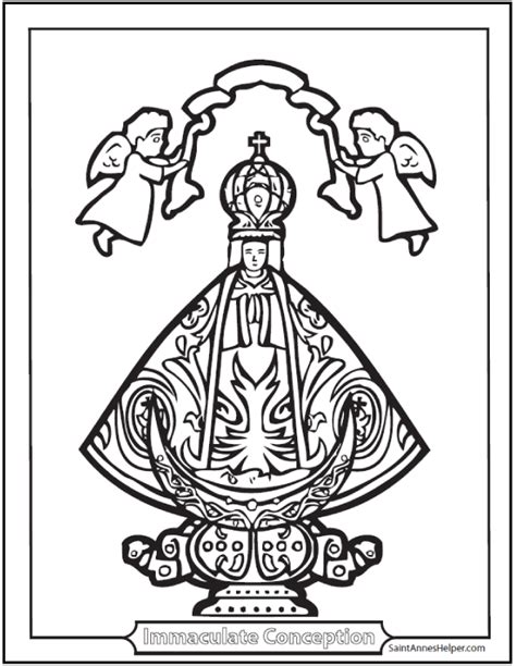 150+ Catholic Coloring Pages: Sacraments, Rosary, Saints, Children