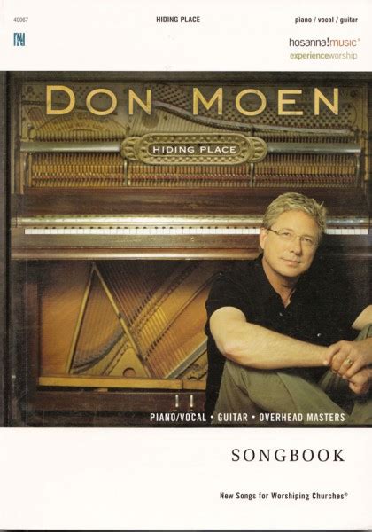 Songbook Don Moen Hiding Place Christian Book Store
