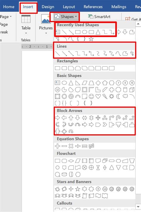 How To Draw Arrows In Word Strange Hoot
