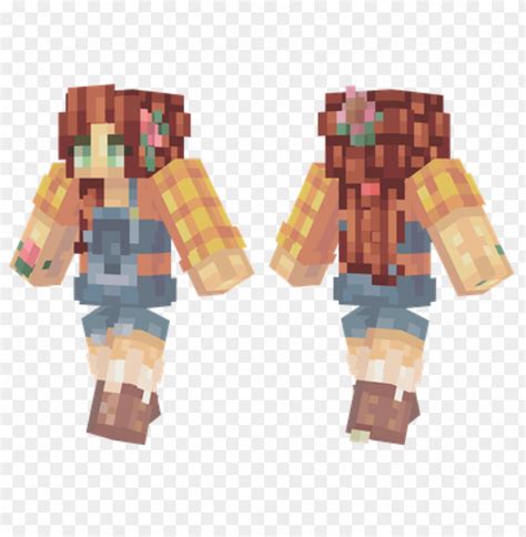 Minecraft Skins Farmer Girl Skin Png Image With Transparent Background