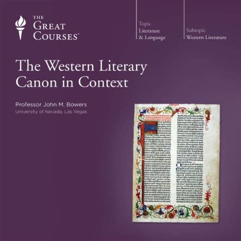 The Western Literary Canon In Context Audiobook John M Bowers The