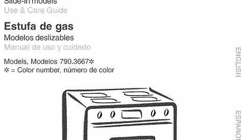 Kenmore 79036673401 User Manual GAS RANGE Manuals And Guides L0522703