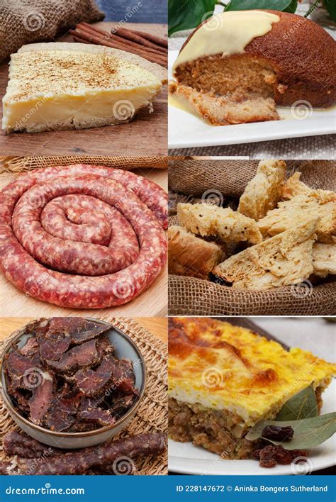 Traditional South African Food Favorites Stock Photo Image Of