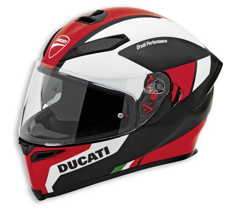Ducati Peak V5 Helm Agv Weiß Rot Neu
