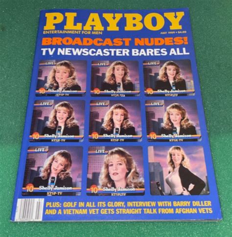 Playboy Magazine July Broadcast Nudes Tv Newscaster Shelly
