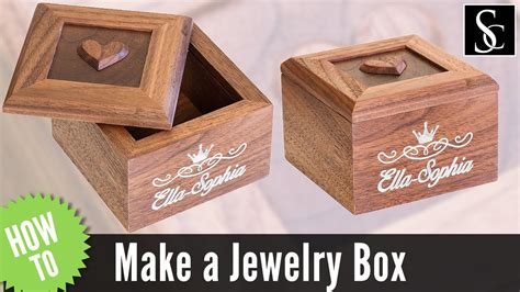 How To Make A Wooden Jewelry Box Youtube