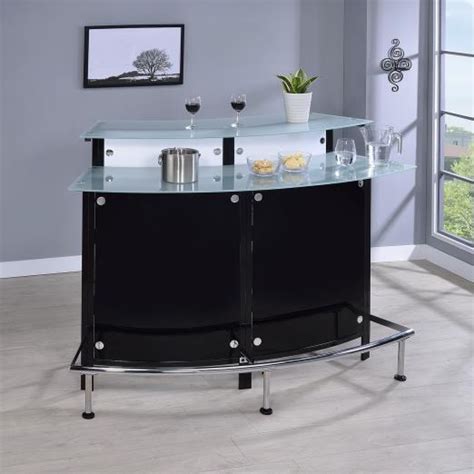 Gps units for commercial fleets. Arched Black Bar Table with Frosted Glass Counter Tops