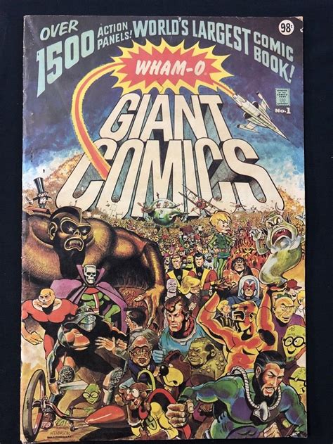 Wham O Giant Comics 1 1967 Wally Wood Largest Comic Comic