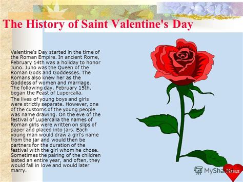 Valentines and valentine's day get their name from feast day of saint valentine, but there are at least two saints named valentine, one the name valentine comes from a latin word meaning strength. Презентация на тему: "St.Valentines Day. St.Valentines Day ...