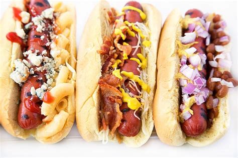 July is national hot dog month! Create an All-American Hot Dog Bar for Summertime Fun ...