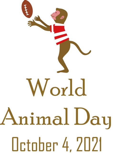 World Animal Day Goat Human Logo For Animal Day For World Animal Day