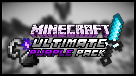 Minecraft Ultimate Purple Default Pvp Resource Pack Youtube