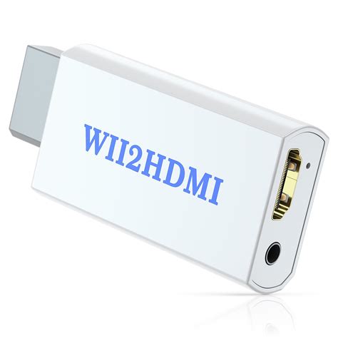 Wii To Hdmi Converter Wii Hdmi Adapter With 35mm Audio Jack Output