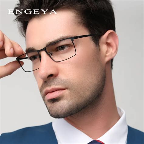 Buy Optical Metal Glasses Frame Men Retro Clear Myopia