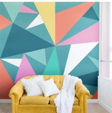 33 Best Geometric Wall Art Paint Design Ideas 33decor Geometric