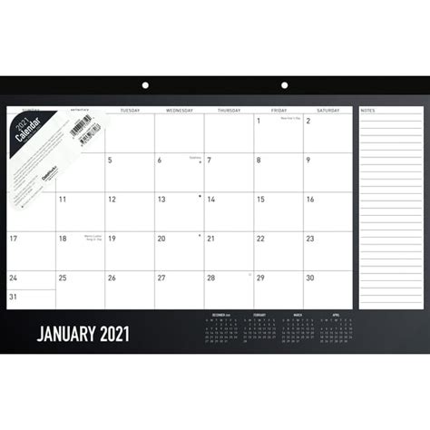 2021 Desk Pad Calendar Free Letter Templates