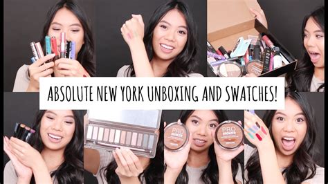 Absolute New York Unboxing And Swatches Youtube