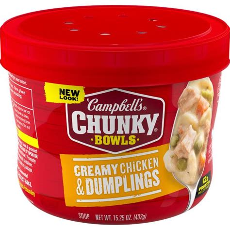 Campbells Chunky Chunky Soup Creamy Chicken And Dumplings Soup