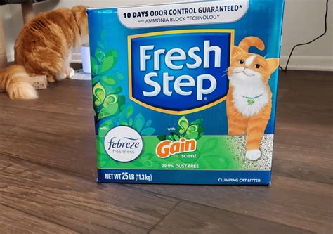 Fresh Step Litter With Febreze Gain Scent Review Large House Cats
