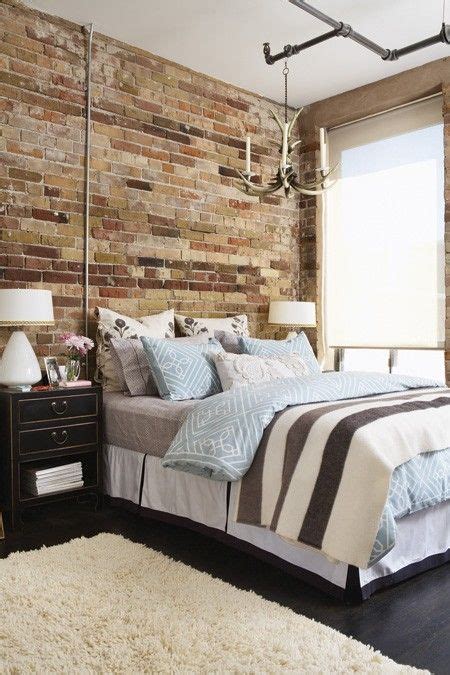 Exposed Brick Decor The Cottage Market Brick Wall Bedroom Exposed