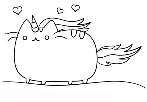 Unicornio Gato Pusheen Gato Dibujos Kawaii Imagen Par Vrogue Co