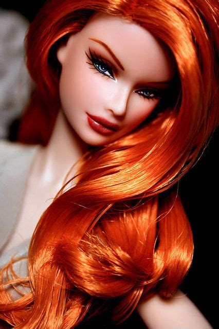 Doll Beautiful Red Hair Hair Dolls Barbie Hairstyle Barbie Dolls