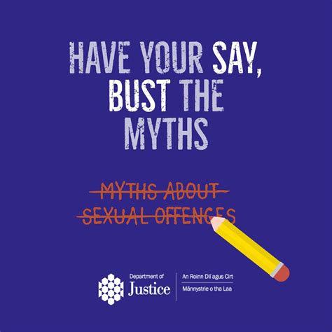 Have Your Say Bust The Myths Department Of Justice
