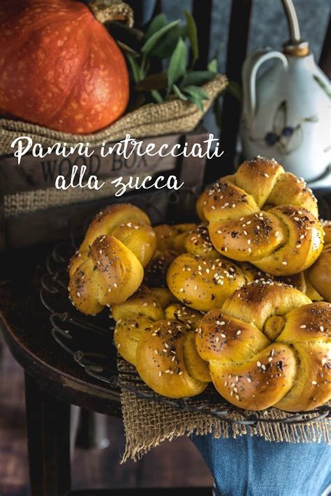 Andante Con Gusto Panini Intrecciati Alla Zucca E Salvia Con Tangzhong