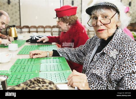 Old Ladies Playing Bingo